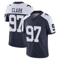 D.Cowboys #97 Kenny Clark Player Navy-White Limited Alternate Vapor Untouchable Home Game ROCER Stitched Jerseys