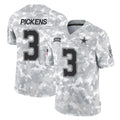 D.Cowboys #3 George Pickens Player Arctic Camo Salute to Service Limited Home Game ROCER Stitched Jerseys