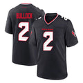 H.Texans #2 Calen Bullock Player Navy Team Home Game ROCER Stitched Jerseys