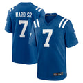 IN.Colts #7 Charvarius Ward Sr. Player Royal Home Game ROCER Stitched Jerseys