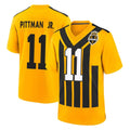 P.Steelers #11 Michael Pittman Jr. Player Gold Limited 1933 Throwback Home Game ROCER Stitched Jerseys