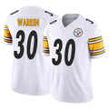 P.Steelers #30 Jaylen Warren Player White Limited Vapor F.U.S.E. Home Game ROCER Stitched Jerseys