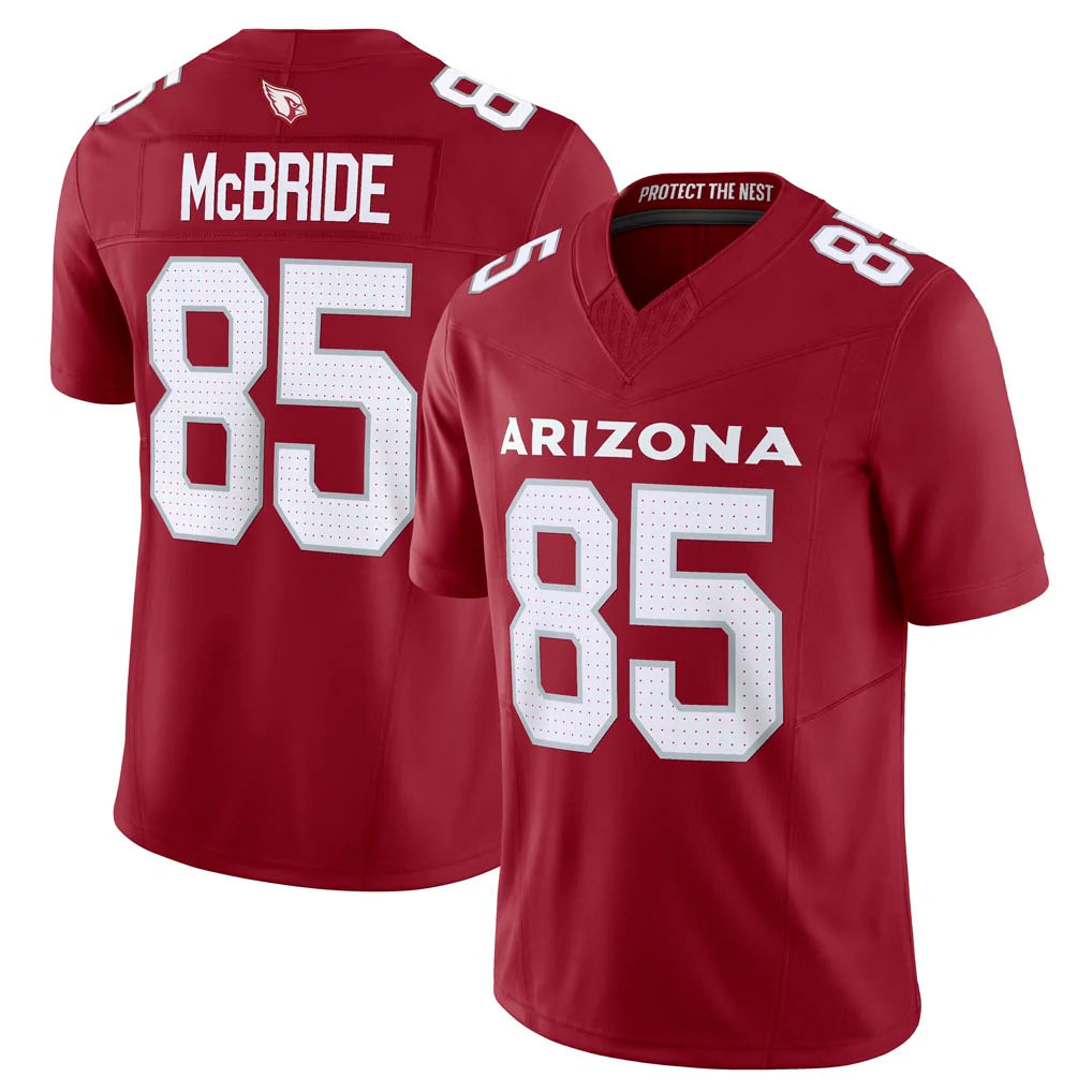 A.Cardinals #85 Trey McBride Player Cardinal Vapor F.U.S.E. Limited ROCER Stitched Jerseys