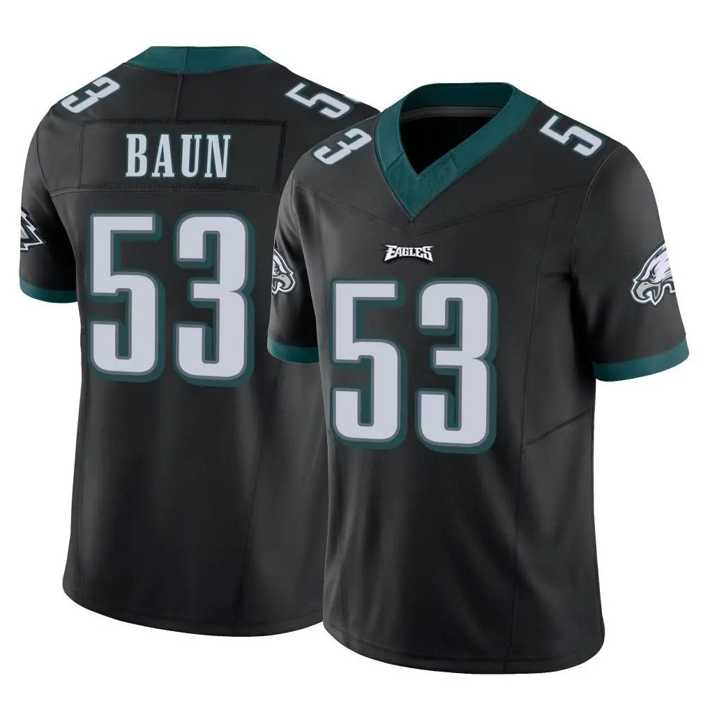 P.Eagles #53 Zack Baun Player Black Limited Vapor F.U.S.E. Home Game ROCER Stitched Jerseys