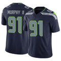 S.Seahawks #91 Byron Murphy II Player Navy Limited Vapor F.U.S.E. Home Game ROCER Stitched Jerseys
