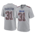 B.Bills #31 Maxwell Hairston Player Gray Fashion Home Game ROCER Stitched Jerseys