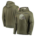C.Browns ## Browns Blank Player Olive Salute to Service Pullover Hoodies Home Game ROCER Stitched Jerseys