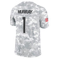 A.Cardinals #1 Kyler Murray Player Camo Salute to Service Limited Home ROCER Stitched Jerseys