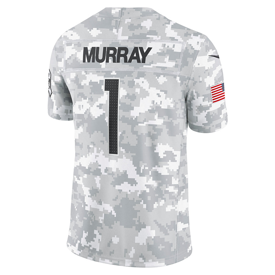 A.Cardinals #1 Kyler Murray Player Camo Salute to Service Limited Home ROCER Stitched Jerseys