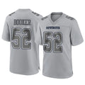 D.Cowboys #52 Tyler Booker Player Gray Atmosphere Fashion Home Game ROCER Stitched Jerseys