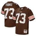 C.Browns #73 Joe Thomas Player Brown Mitchell & Ness 1963 Throwback ROCER Stitched Jerseys