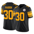P.Steelers #30 Jaylen Warren Player Black Limited 2nd Alternate Vapor F.U.S.E. Home Game ROCER Stitched Jerseys