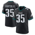 P.Eagles #35 Michael Carter II Player Black Game Home ROCER Stitched Jerseys