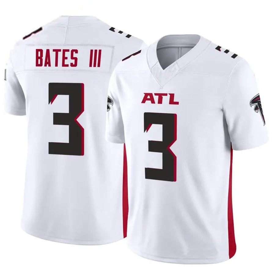 A.Falcons #3 Jessie Bates III Player White Vapor F.U.S.E. Limited ROCER Stitched Jerseys