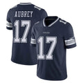 D.Cowboys #17 Brandon Aubrey Player Navy Vapor Untouchable Limited Home Game ROCER Stitched Jerseys