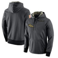 D.Broncos ## Broncos Blank Player Anthracite Salute to Service Performance Hoodie Limited ROCER Stitched Jerseys