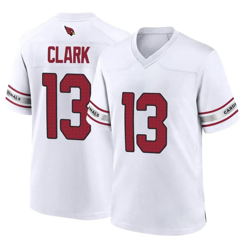 A.Cardinals #13 Kei'Trel Clark Player White Home Game ROCER Stitched Jerseys