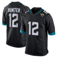 J.Jaguars #12 Travis Hunter Player Black Home Game ROCER Stitched Jerseys
