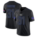 B.Bills #31 Maxwell Hairston Player Black Impact Limited Home Game ROCER Stitched Jerseys