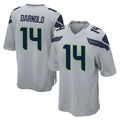S.Seahawks #14 Sam Darnold Player Gray Home Game ROCER Stitched Jerseys