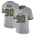 S.Seahawks #90 Jarran Reed Player Grey Limited 2025 Rivalries Collection Home Game ROCER Stitched Jerseys