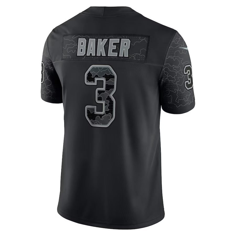 A.Cardinals #3 Budda Baker Player Black RFLCTV Limited ROCER Stitched Jerseys