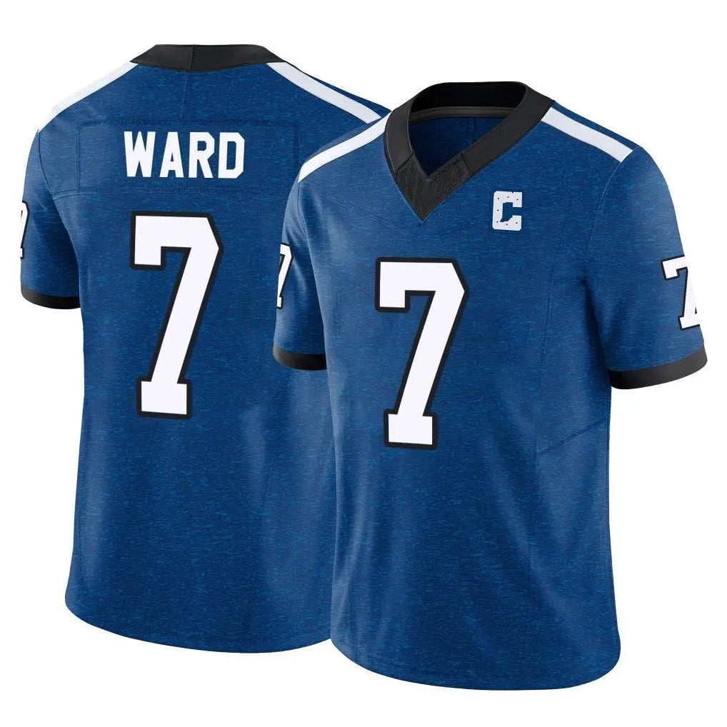 IN.Colts #7 Charvarius Ward Sr. Player Royal Limited Indiana Nights Alternate Vapor F.U.S.E. Home Game ROCER Stitched Jerseys