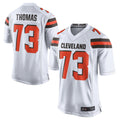 C.Browns #73 Joe Thomas Player White Limited Home Game ROCER Stitched Jerseys