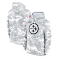 P.Steelers ## Steelers Blank Player Arctic Camo Limited Salute to Service Pullover Hoodies Game ROCER Stitched Jerseys