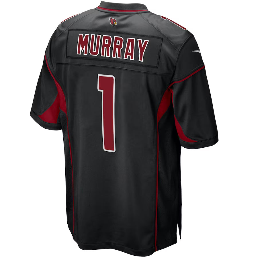 A.Cardinals #1 Kyler Murray Player Black 2nd Alternate Game ROCER Stitched Jerseys