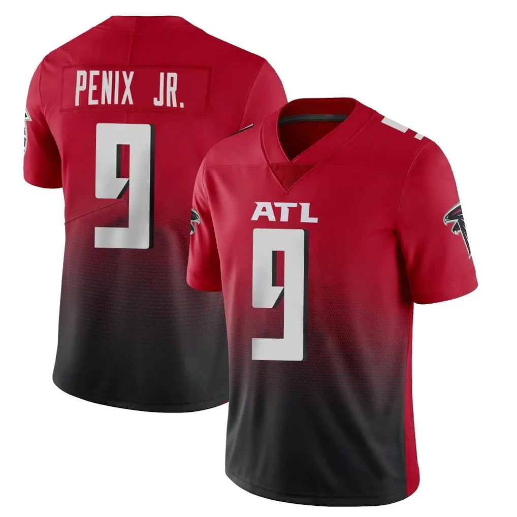 A.Falcons #9 Michael Penix Jr. Player Red Vapor Untouchable Limited Home Game ROCER Stitched Jerseys