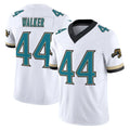 J.Jaguars #44 Travon Walker Player White Prowler Throwback Vapor F.U.S.E. Limited Home Game ROCER Stitched Jerseys