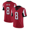 A.Falcons #8 Kyle Pitts Sr. Player Red Color Vapor Untouchable Limited Home Game ROCER Stitched Jerseys