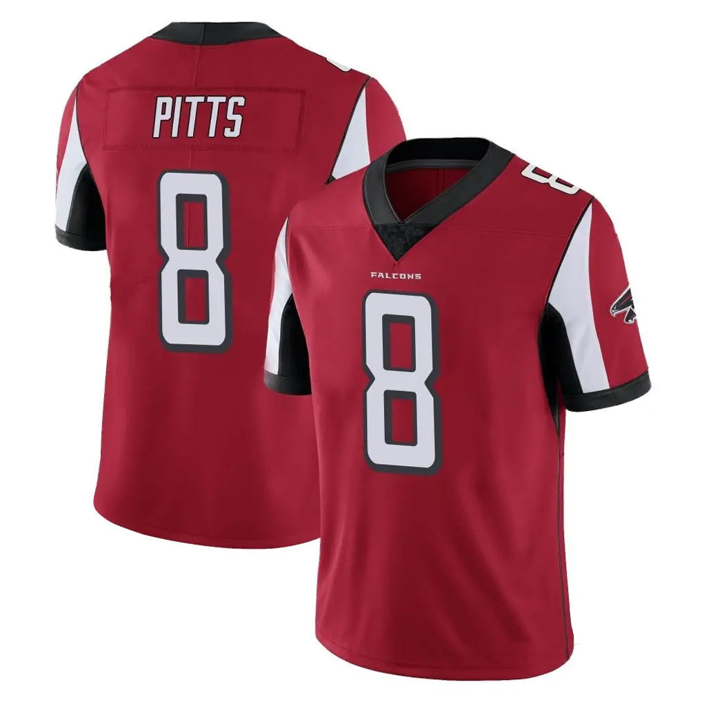 A.Falcons #8 Kyle Pitts Sr. Player Red Color Vapor Untouchable Limited Home Game ROCER Stitched Jerseys