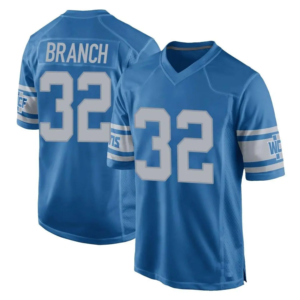 D.Lions #32 Brian Branch Player Blue Vapor Untouchable Throwback Game ROCER Stitched Jerseys