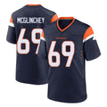 D.Broncos #69 Mike McGlinchey Player Navy Home Game ROCER Stitched Jerseys