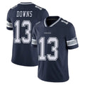 D.Cowboys #13 Caleb Downs Player Navy Vapor Untouchable Limited Home Game ROCER Stitched Jerseys