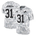 D.Lions #31 Kerby Joseph Player Arctic Camo Salute To Service Limited ROCER Stitched Jerseys