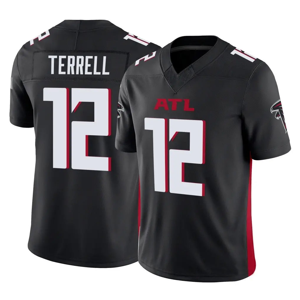 A.Falcons #12 Avieon Terrell Player Black Alternate Vapor F.U.S.E. Limited ROCER Stitched Jerseys