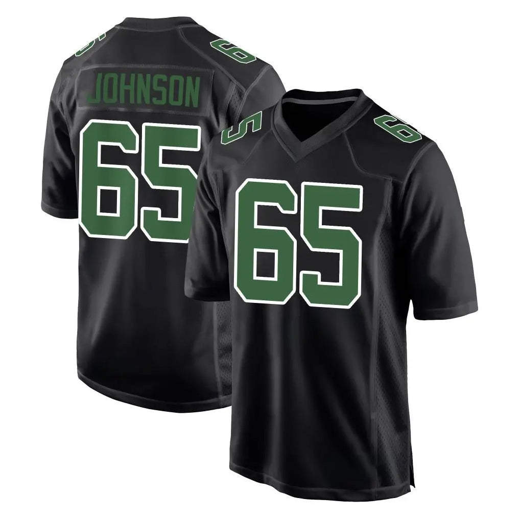 P.Eagles #65 Lane Johnson Player Carbon Green Fashion Home Game ROCER Stitched Jerseys