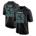 P.Eagles #53 Zack Baun Player Carbon Black Fashion Home Game ROCER Stitched Jerseys