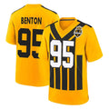 P.Steelers #95 Keeanu Benton Player Gold Limited 1933 Throwback Home Game ROCER Stitched Jerseys
