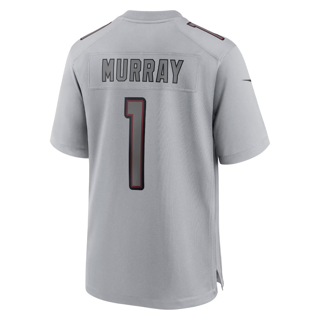 A.Cardinals #1 Kyler Murray Player Gray Fashion Home Game ROCER Stitched Jerseys