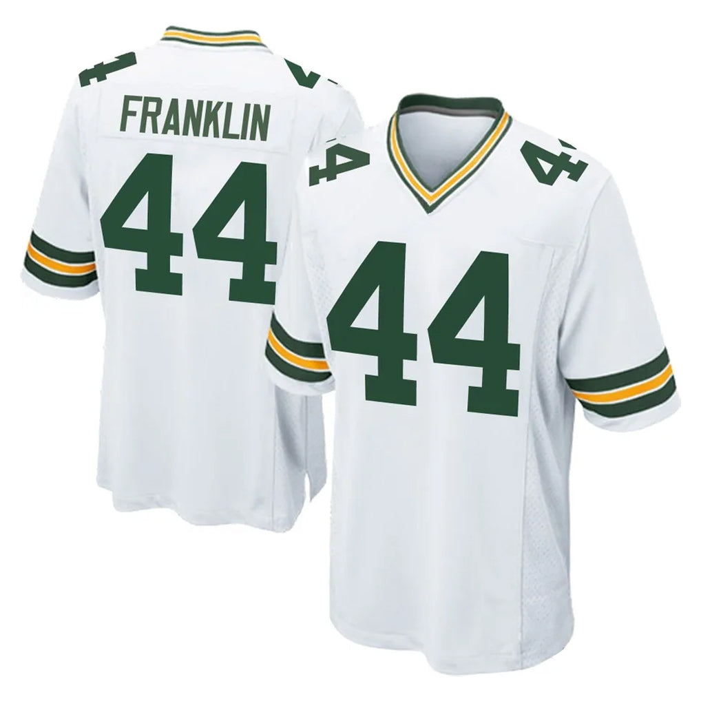 GB.Packers #44 Zaire Franklin Player White Home Game ROCER Stitched Jerseys