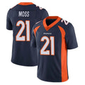 D.Broncos #21 Riley Moss Player Navy Vapor Untouchable Limited Game ROCER Stitched Jerseys