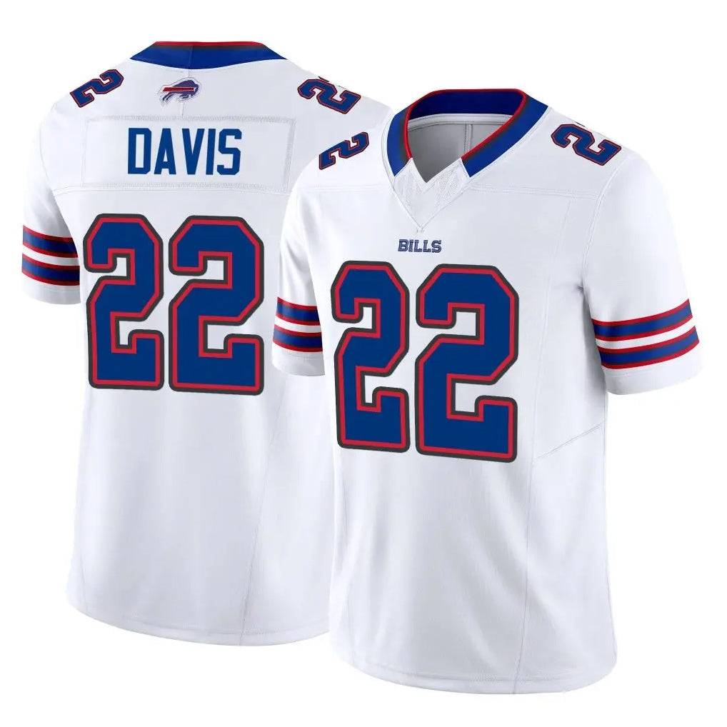 B.Bills #22 Ray Davis Player White Vapor F.U.S.E. Limited ROCER Stitched Jerseys
