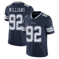 D.Cowboys #92 Quinnen Williams Player Navy Vapor Untouchable Limited Home Game ROCER Stitched Jerseys