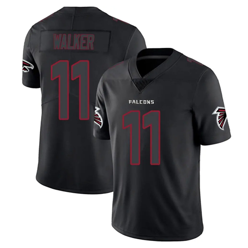 A.Falcons #11 Jalon Walker Player Black Impact Limited Game ROCER Stitched Jerseys