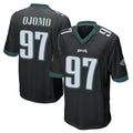 P.Eagles #97 Moro Ojomo Player Black Home Game ROCER Stitched Jerseys
