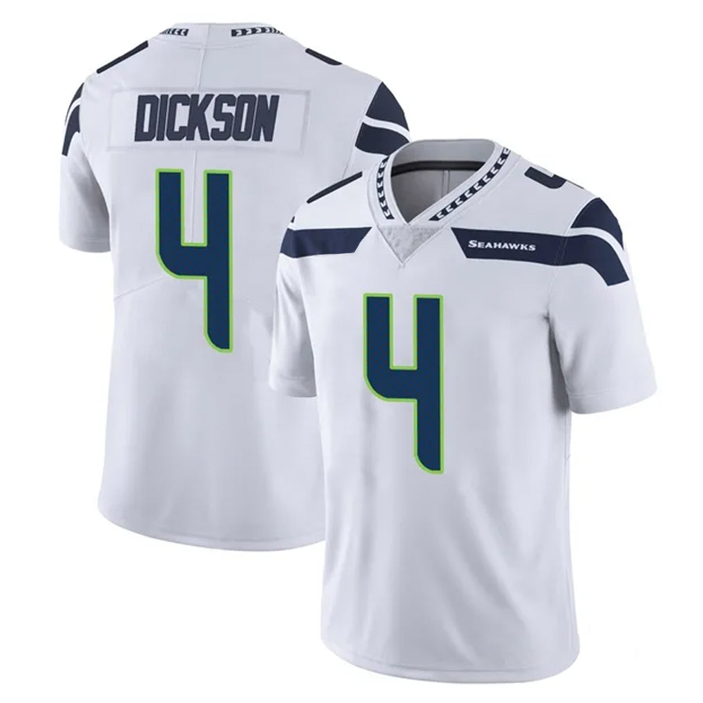 S.Seahawks #4 Michael Dickson Player White Limited Vapor Untouchable Home Game ROCER Stitched Jerseys